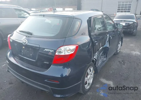 2009 Toyota Matrix S из США, поврежденный, VIN 2T1LE40E59C009720